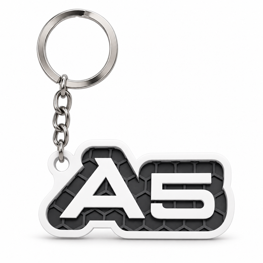 Breloc auto Audi A5 cu lanț și inel