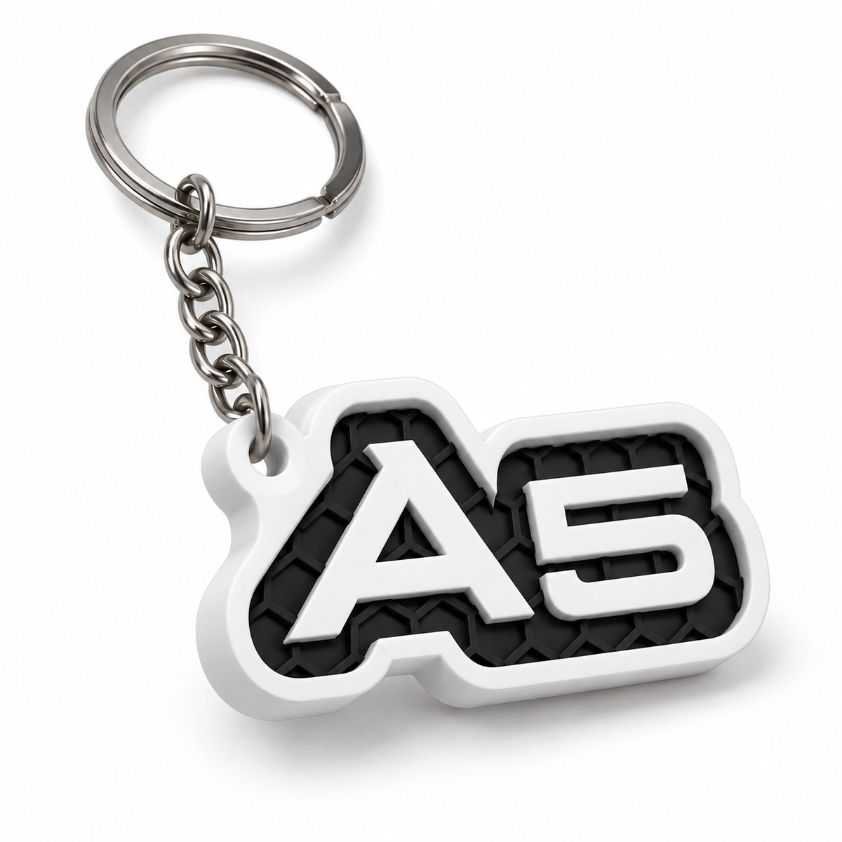 Breloc auto Audi A5 cu lanț și inel