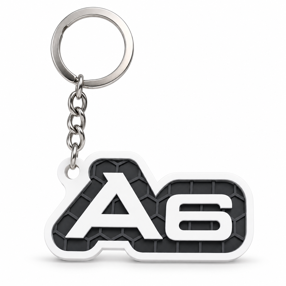 Breloc auto Audi A6 cu lanț și inel