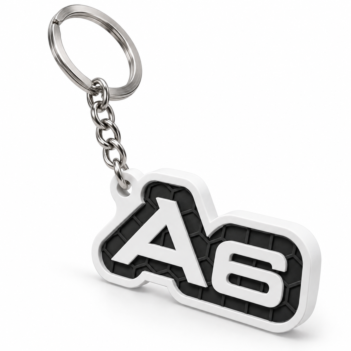 Breloc auto Audi A6 cu lanț și inel