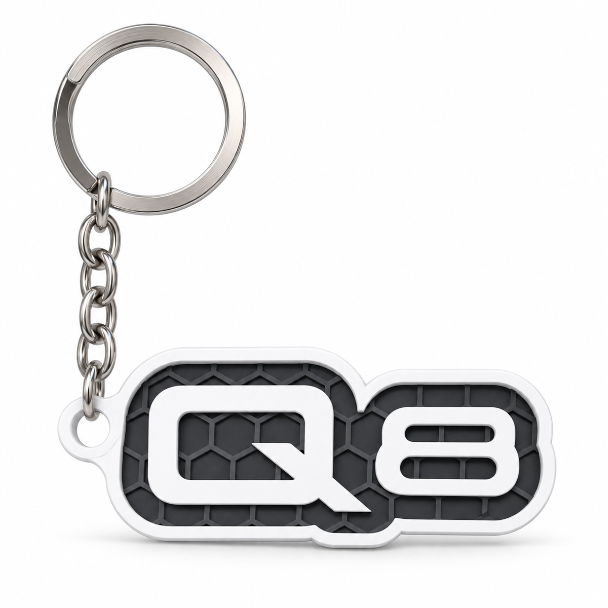 Breloc auto Audi Q8 cu lanț și inel