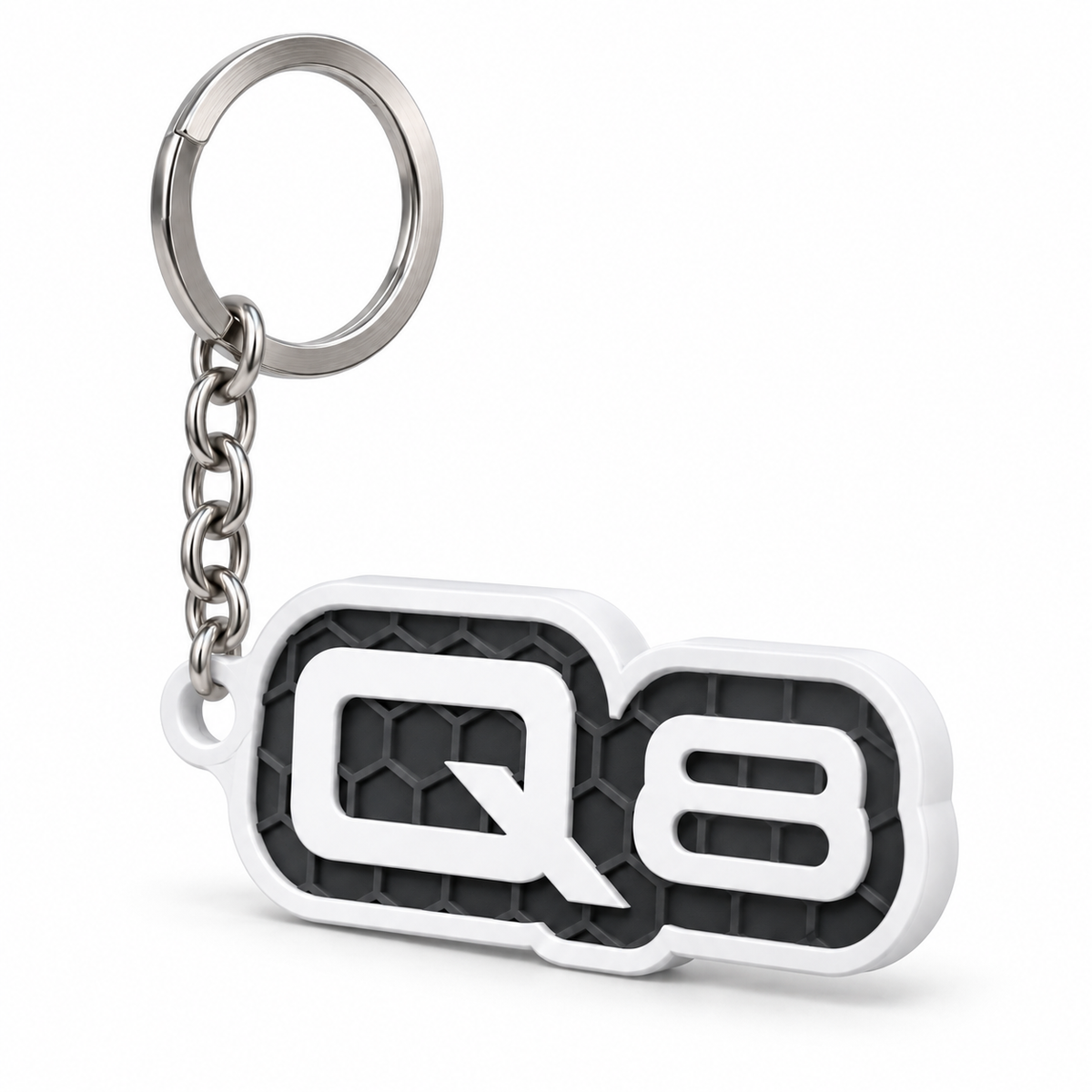 Breloc auto Audi Q8 cu lanț și inel