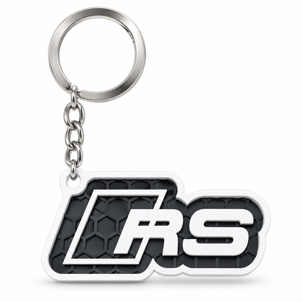 Breloc auto Audi RS cu lanț și inel