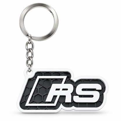 Breloc auto Audi RS cu lanț și inel