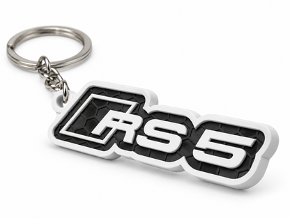 Breloc auto Audi RS5 cu lanț și inel