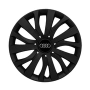 Set 4 capace roti potrivite jantelor de 16 inch compatibile AUDI, Model - 432 Black Edition