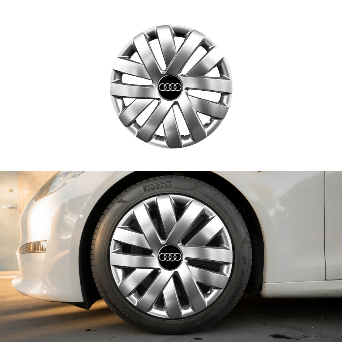 Set 4 capace roti 14 inchi (R14) compatibile gama AUDI model - 216