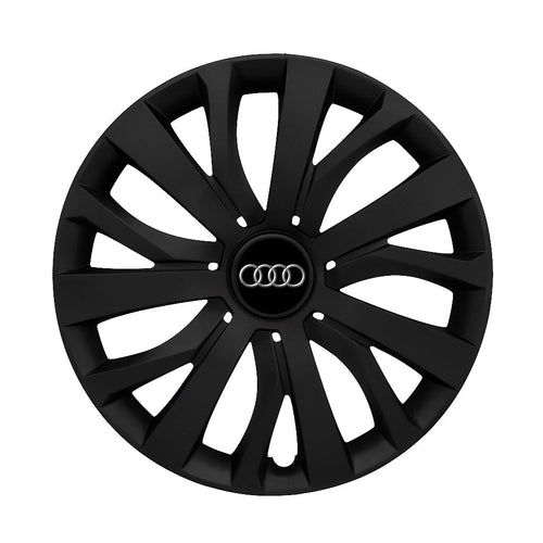 Set 4 capace roti 16 inchi (R16) compatibile AUDI, Model - 432 Black Edition