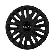 Set 4 capace roti potrivite jantelor de 16 inch compatibile AUDI, Model - 412 Black