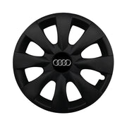 Set 4 capace roti potrivite jantelor de 15 inch compatibile AUDI, Model - 316 Black Edition