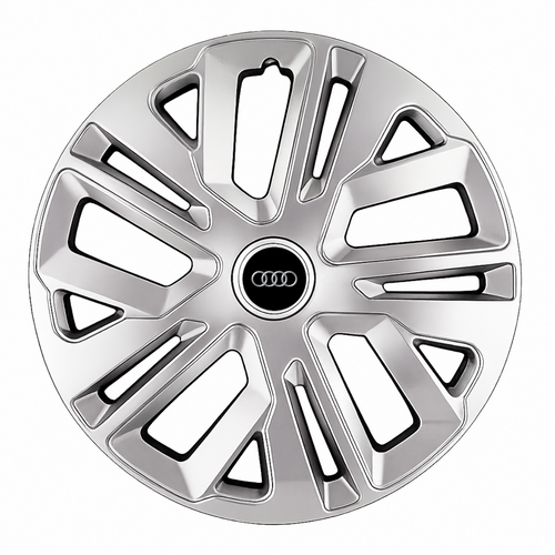 Set 4 Capace Roti 16 inchi (R16) Raven Gri, Compatibile Cu Audi