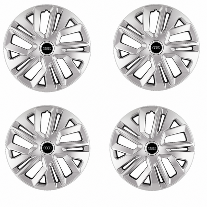 Set 4 Capace Roti 15 inchi (R15) Raven Gri, Compatibile Cu Audi