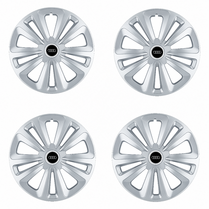 Set 4 Capace Roti Terra Gri R16, pentru Audi
