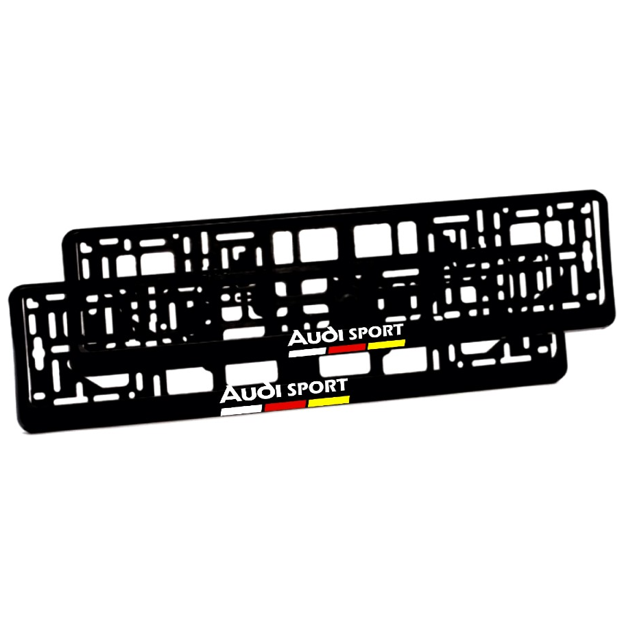 Set 2 Bucati Supor Numar Inmatriculare Audi SPORT