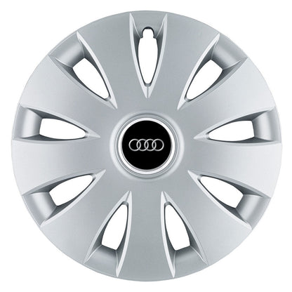 Set 4 capace roti 16 inchi (R16) compatibile AUDI, Model Aura Gri