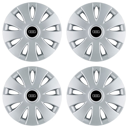 Set 4 capace roti 16 inchi (R16) compatibile AUDI, Model Aura Gri