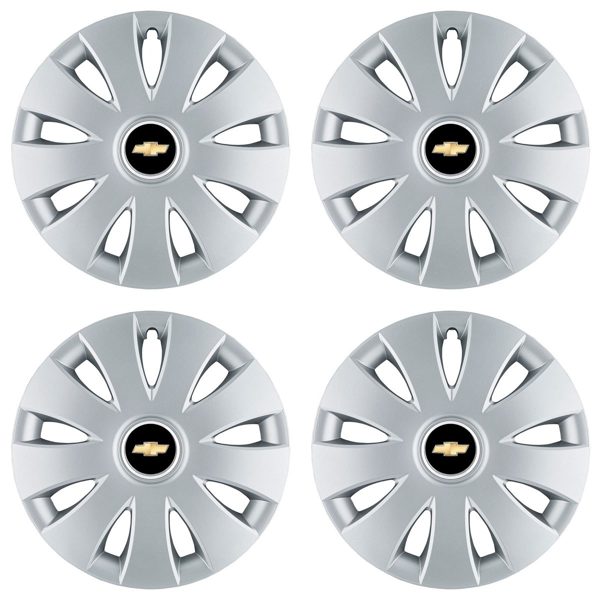 Set 4 capace roti 16 inchi (R16) compatibile CHEVROLET, Model Aura Gri