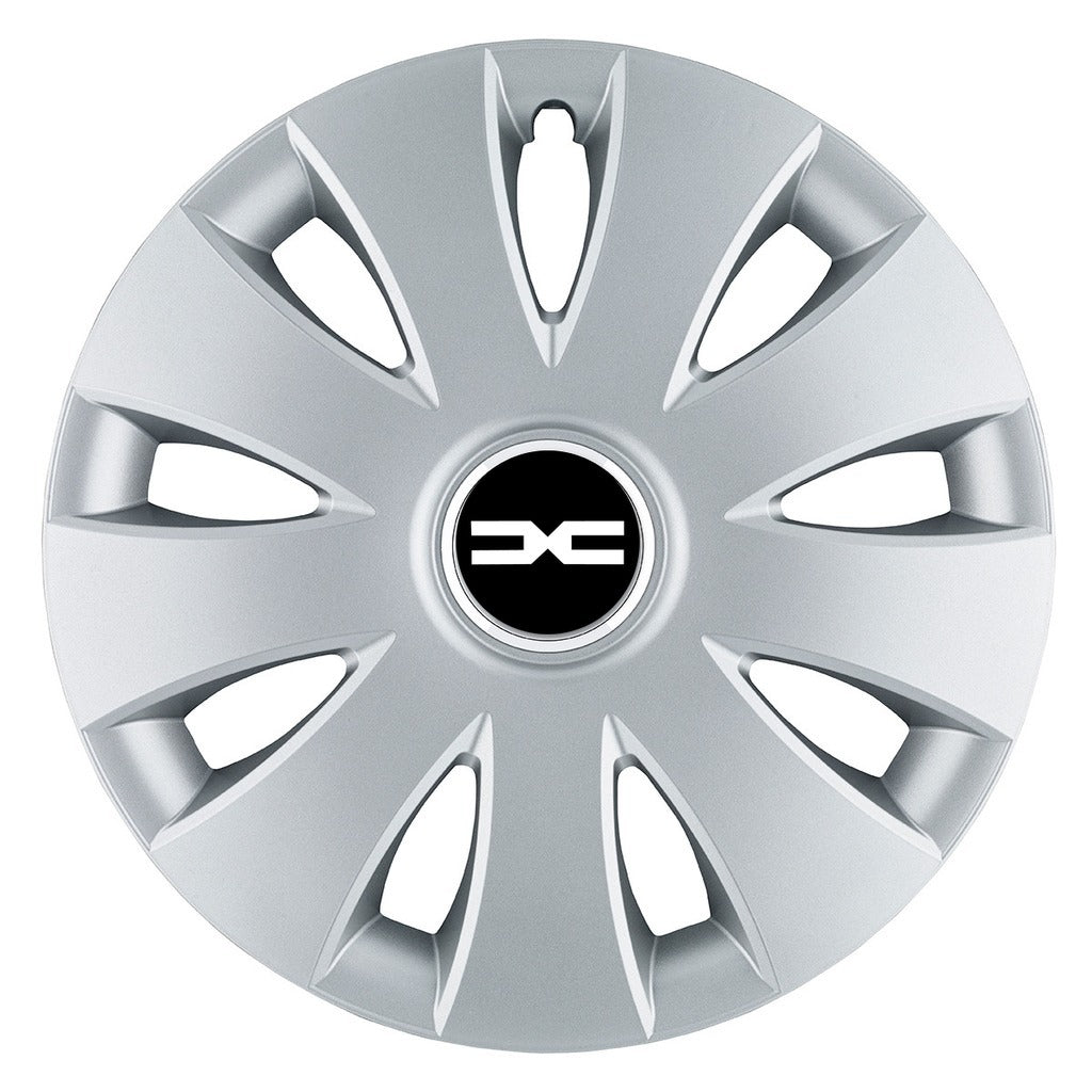 Set 4 capace roti 16 inchi (R16) compatibile DACIA, Model Aura Gri