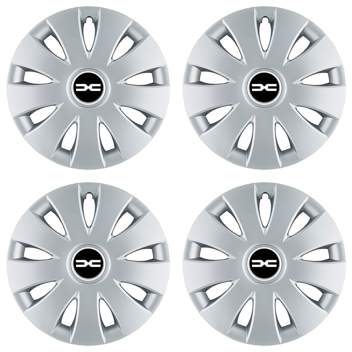 Set 4 capace roti 16 inchi (R16) compatibile DACIA, Model Aura Gri