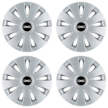 Set 4 capace roti 16 inchi (R16) compatibile DACIA, Model Aura Gri