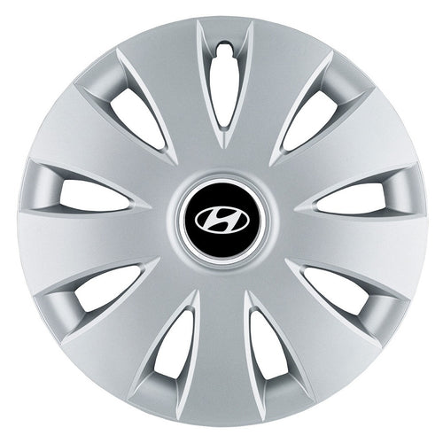Set 4 capace roti 16 inchi (R16) compatibile HYUNDAI, Model Aura Gri