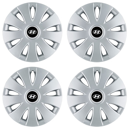 Set 4 capace roti 16 inchi (R16) compatibile HYUNDAI, Model Aura Gri