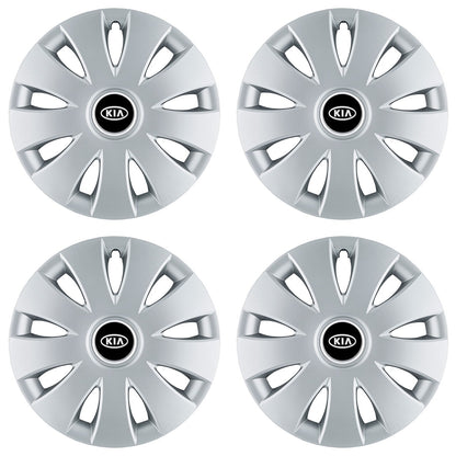 Set 4 capace roti 16 inchi (R16) compatibile KIA, Model Aura Gri