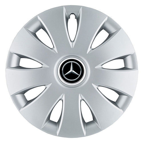 Set 4 capace roti 16 inchi (R16) compatibile MERCEDES, Model Aura Gri