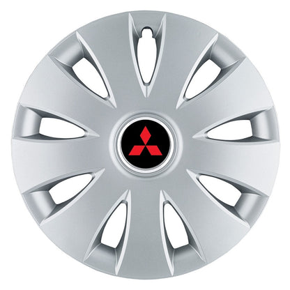 Set 4 capace roti 16 inchi (R16) compatibile MITSUBISHI, Model Aura Gri
