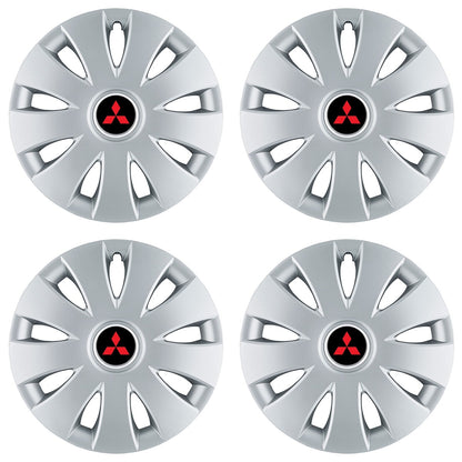 Set 4 capace roti 16 inchi (R16) compatibile MITSUBISHI, Model Aura Gri