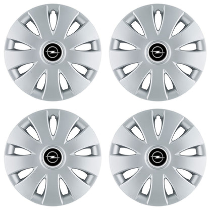 Set 4 capace roti 16 inchi (R16) compatibile OPEL, Model Aura Gri