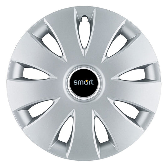 Set 4 capace roti 16 inchi (R16) compatibile SMART, Model Aura Gri