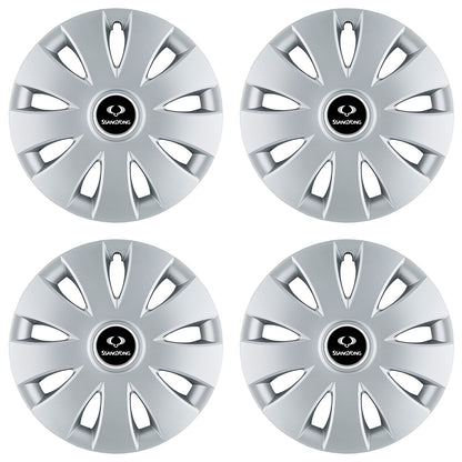 Set 4 capace roti 16 inchi (R16) compatibile SSANGYONG, Model Aura Gri