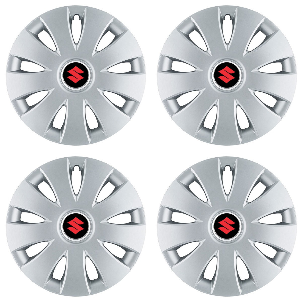Set 4 capace roti 16 inchi (R16) compatibile SUZUKI, Model Aura Gri