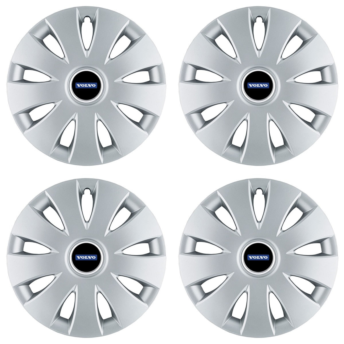 Set 4 capace roti 16 inchi (R16) compatibile VOLVO, Model Aura Gri