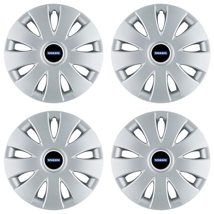 Set 4 capace roti 16 inchi (R16) compatibile VOLVO, Model Aura Gri