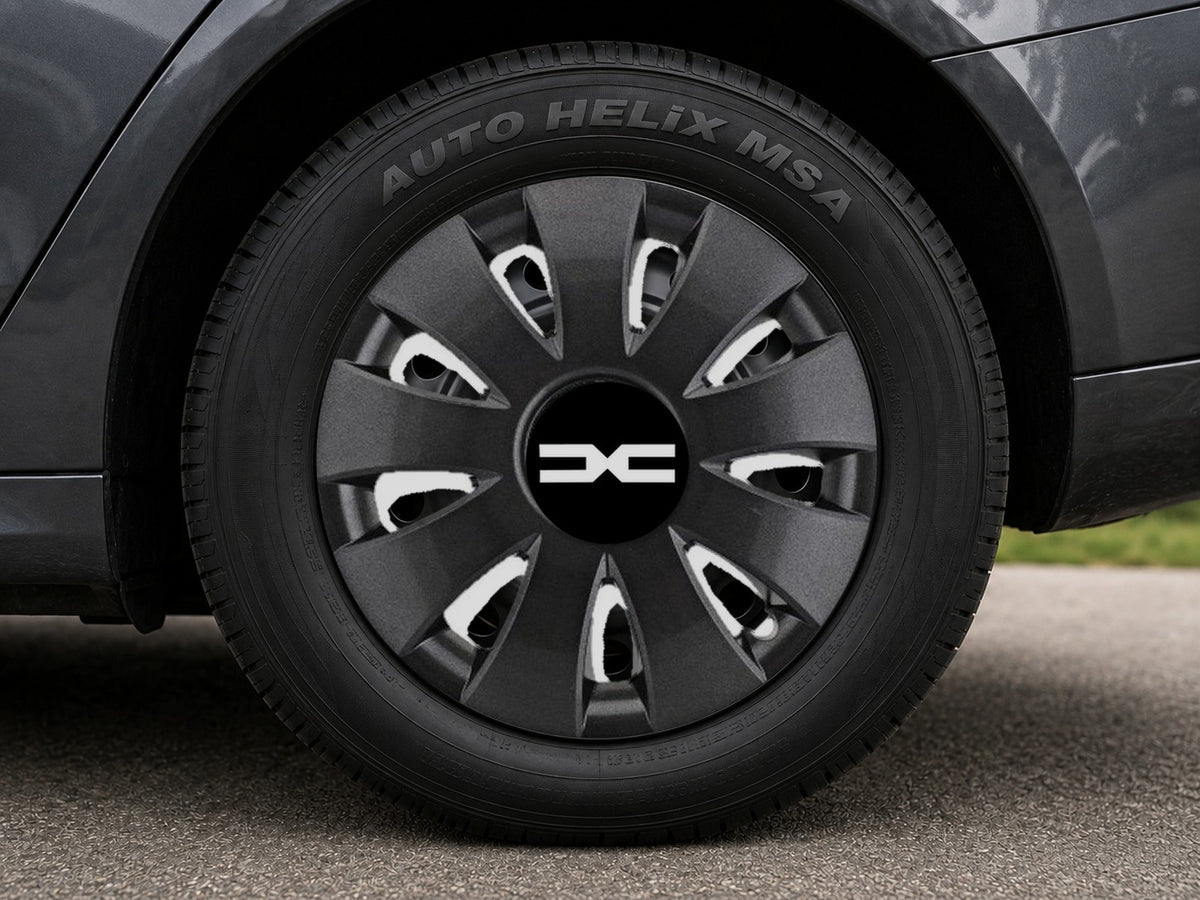Set 4 capace roti Aura grafit R14, pentru gama auto Dacia Nou