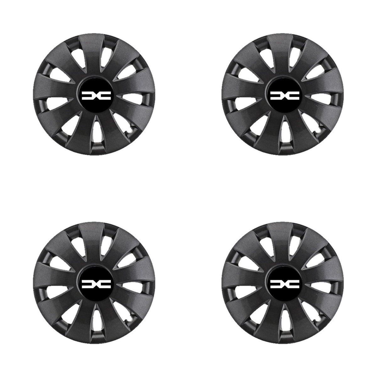 Set 4 capace roti Aura grafit R15, pentru gama auto Dacia Nou