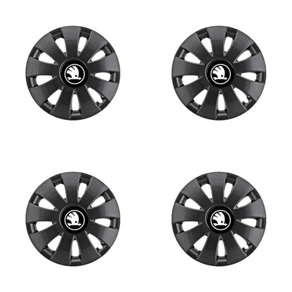 Set 4 capace roti Aura grafit R16, pentru gama auto Skoda Nou