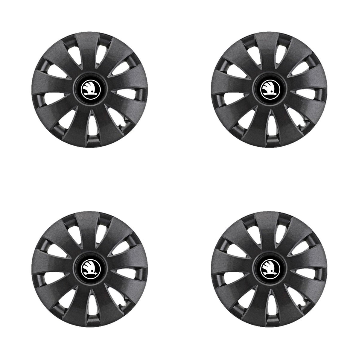 Set 4 capace roti Aura R14 pentru gama auto Skoda Nou