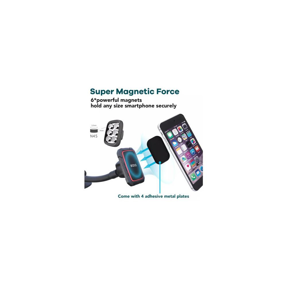 SUPORT TELEFON MAGNETIC AUTO CU FIXARE PE PARBRIZ CU VENTUZA