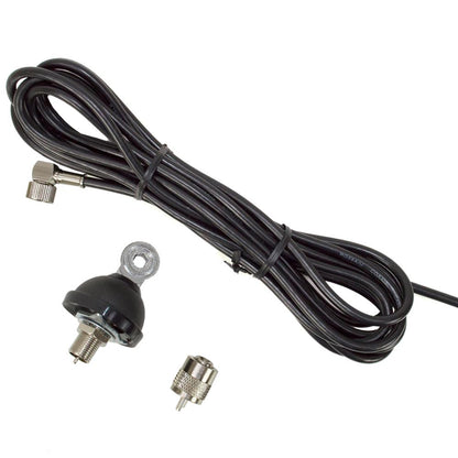 ANTENA CB PNI S75 CU FLUTURE, CU MONTURA, CABLU SI MUFA PL