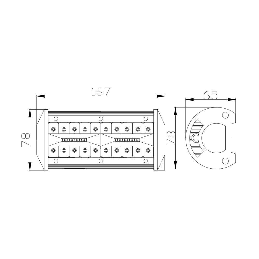Bară Led Auto Off Road - 40W - 40 SMD LED Carguard