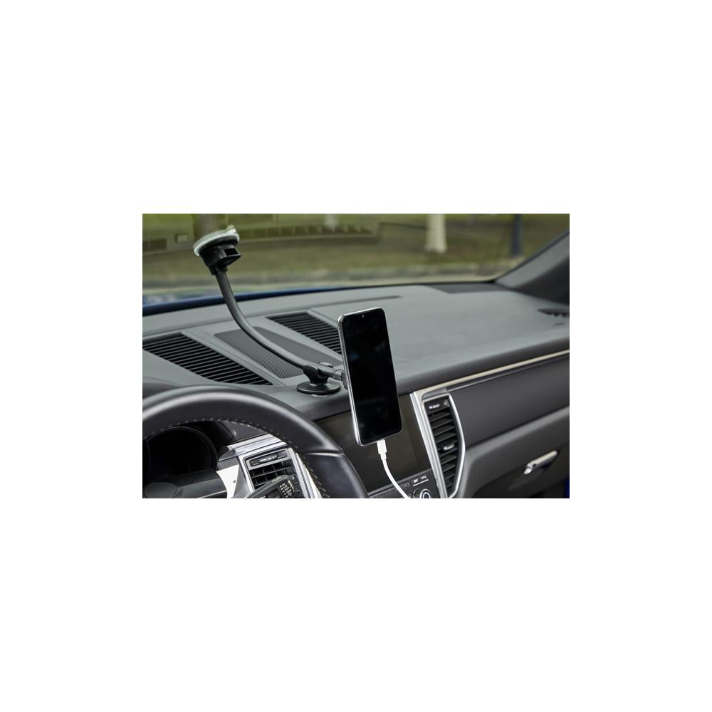SUPORT TELEFON MAGNETIC AUTO CU FIXARE PE PARBRIZ CU VENTUZA