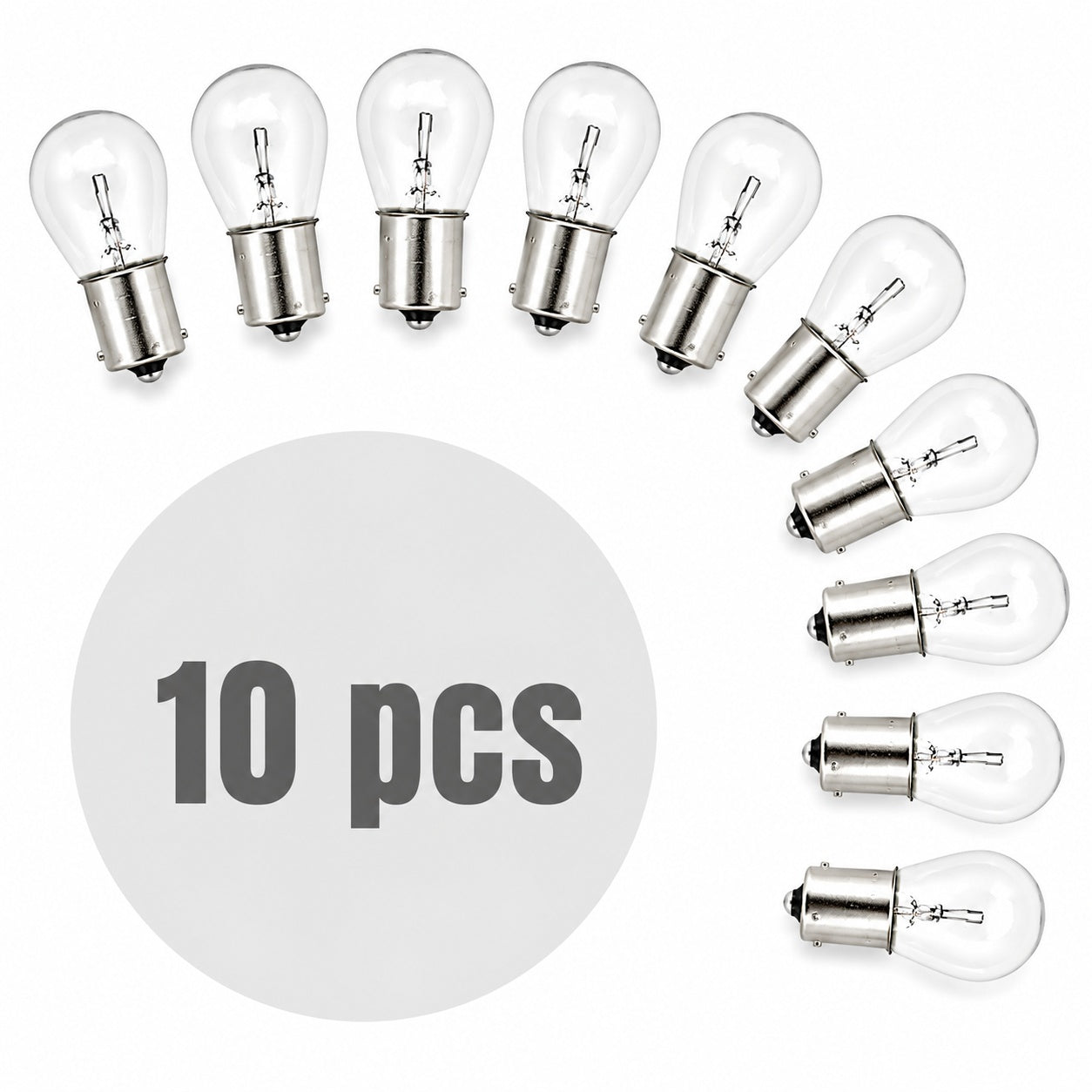 Bec auto P21W - BA15s 12V 21W -  set de 10 - CARGUARD