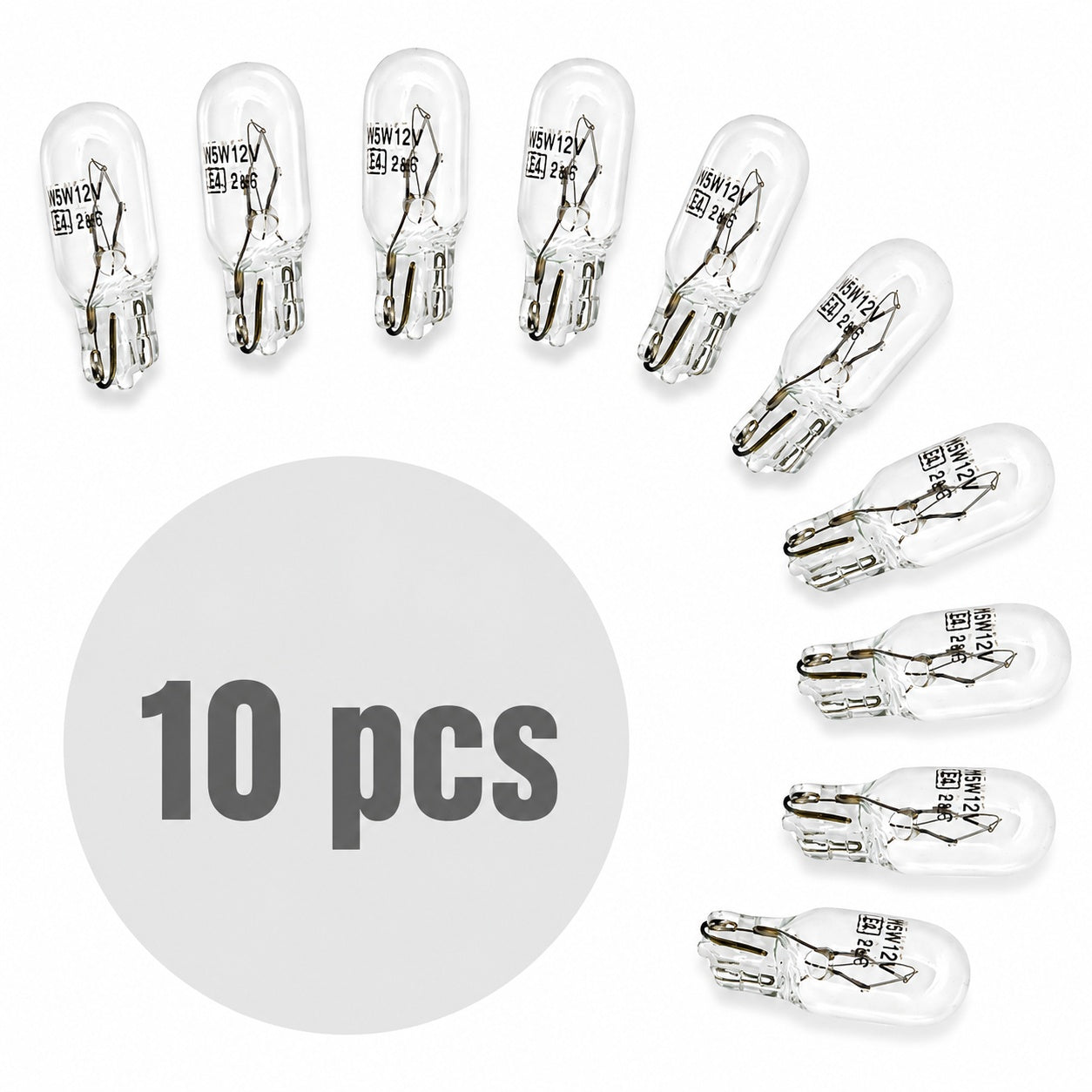 Bec de poziție W5W - T10 12V 5W - set de 10 - CARGUARD