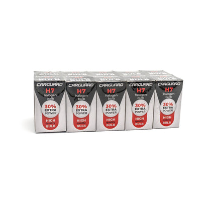 Bec halogen H7 55W, +30% intensitate - CARGUARD