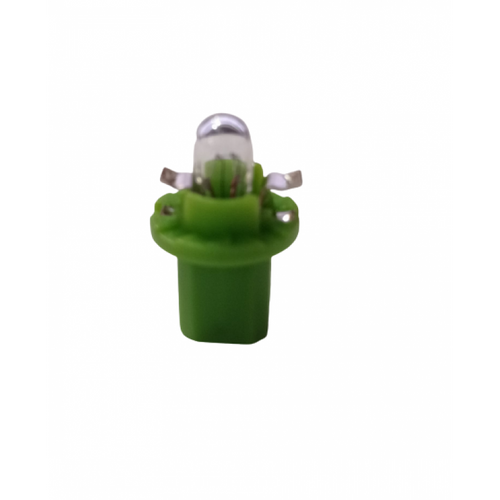 Bec halogen T5 B8,5 D 12V 2W verde