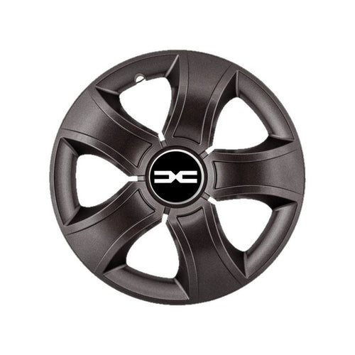Set 4 Capace Roti 16 inchi (R16) Bis Negru, Compatibile Cu Dacia Nou