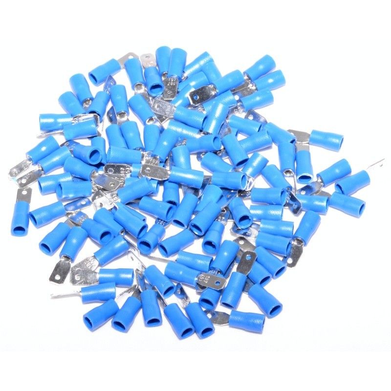 Papuc tata izolat blue 6,35 mm, Set 100 Buc